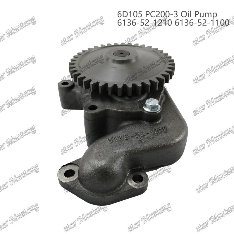 Αντλία πετρελαίου 6D105 PC200-3 6136-52-1210 6136-52-1100 Για ανταλλακτικά κινητήρων Kumatsu