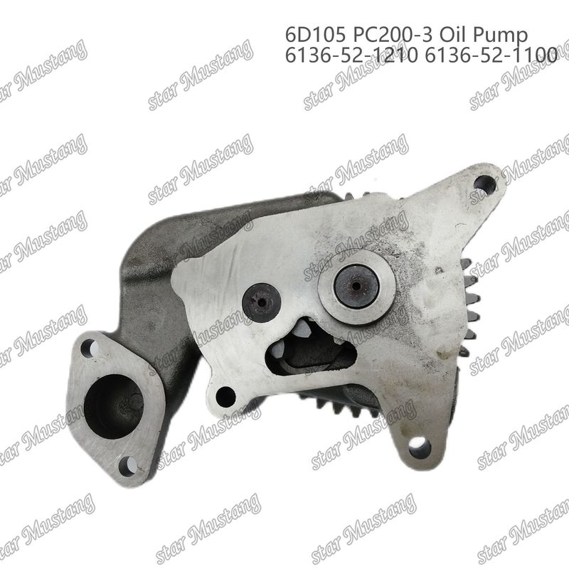 Αντλία πετρελαίου 6D105 PC200-3 6136-52-1210 6136-52-1100 Για ανταλλακτικά κινητήρων Kumatsu