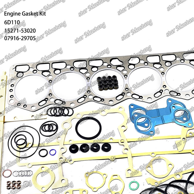 6D110 Συγκρότημα πλήρους συμπίεσης 6138-K1-9901 6138-K2-9901 Κατάλληλο για Komatsu