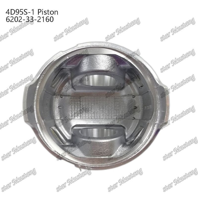 Πιστόν 4D95S-1 104mm ψηλά στρογγυλό κάτω 51mm θάλαμος καύσης 6202-33-2160 Για ανταλλακτικά κινητήρα Kumatsu