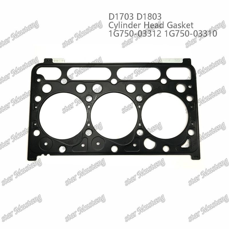 D1703 D1803 Κύλινδρο κεφαλής συμπιεσμός μετάλλου 1.20mm 1G750-03312 1G750-03310 Κατάλληλο για κινητήρα Kubota
