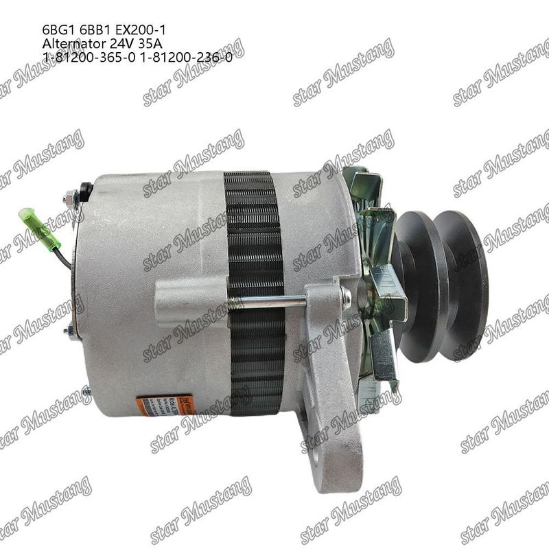 Εναλλακτικός κινητήρας 6BG1 6BB1 EX200-1 24V 35A 1-81200-365-0 1-81200-236-0