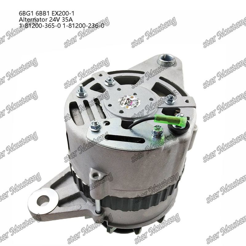 Εναλλακτικός κινητήρας 6BG1 6BB1 EX200-1 24V 35A 1-81200-365-0 1-81200-236-0