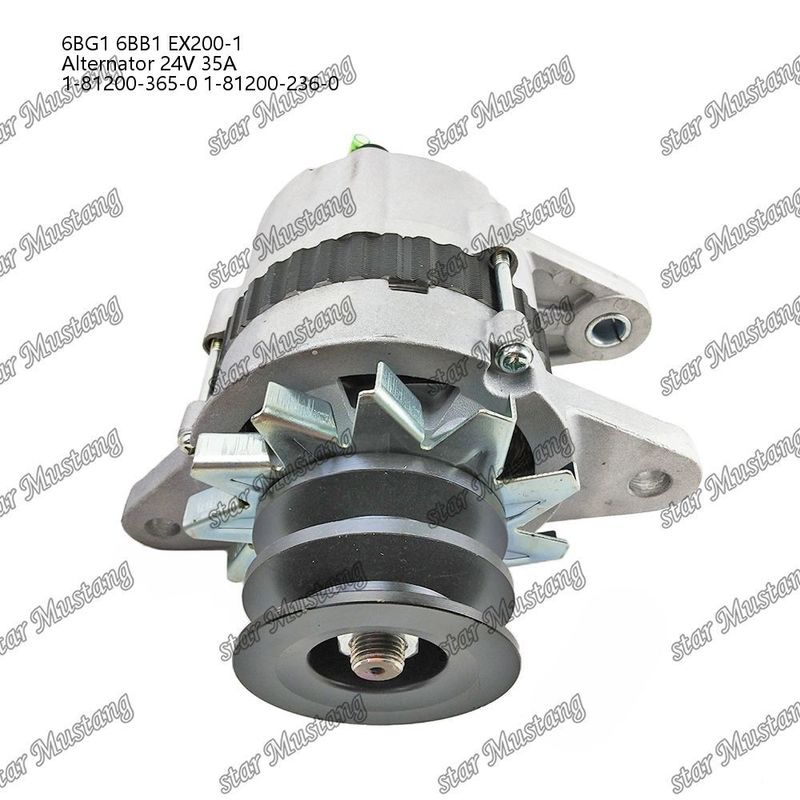 Εναλλακτικός κινητήρας 6BG1 6BB1 EX200-1 24V 35A 1-81200-365-0 1-81200-236-0