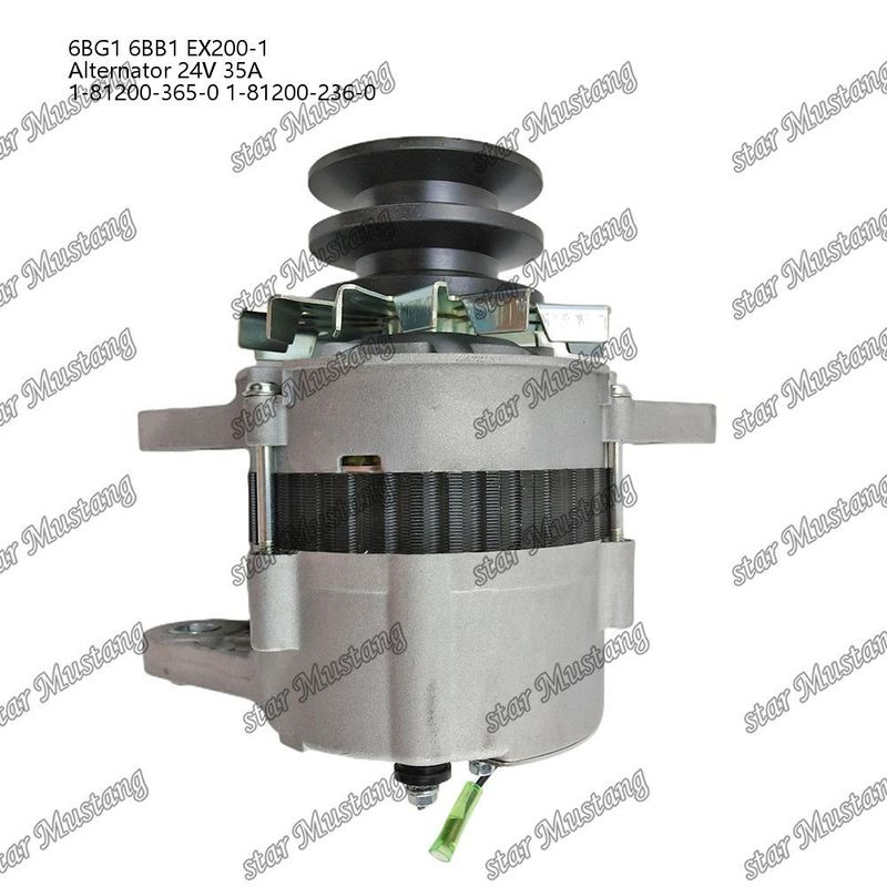 Εναλλακτικός κινητήρας 6BG1 6BB1 EX200-1 24V 35A 1-81200-365-0 1-81200-236-0