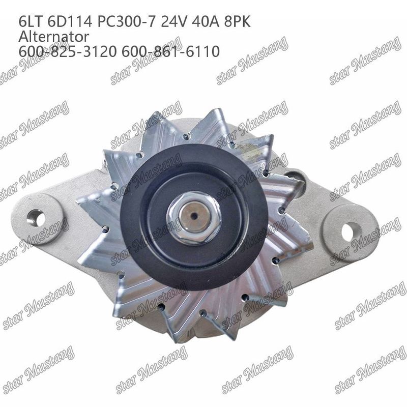 Εναλλακτής 6LT 6D114 PC300-7 24V 40A 8PK 600-825-3120 600-861-6110