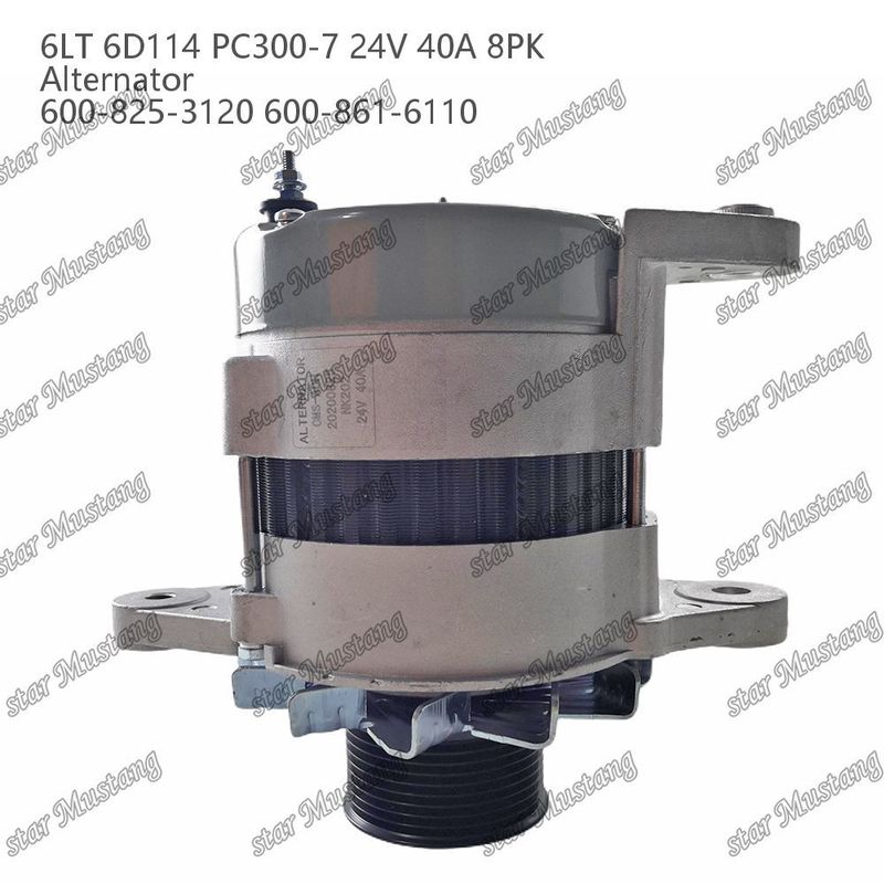 Εναλλακτής 6LT 6D114 PC300-7 24V 40A 8PK 600-825-3120 600-861-6110