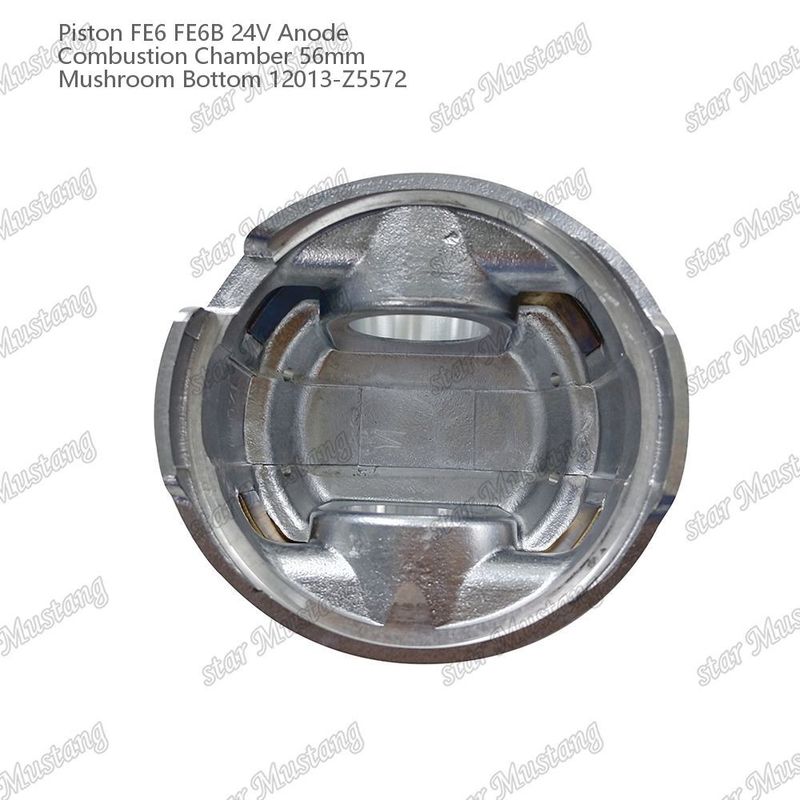 Πιστόν FE6 FE6B 24V Θάλαμος καύσης 56mm Ανόδος κάτω από μανιτάρι 12013-Z5572 Για ανταλλακτικά κινητήρα Nissan
