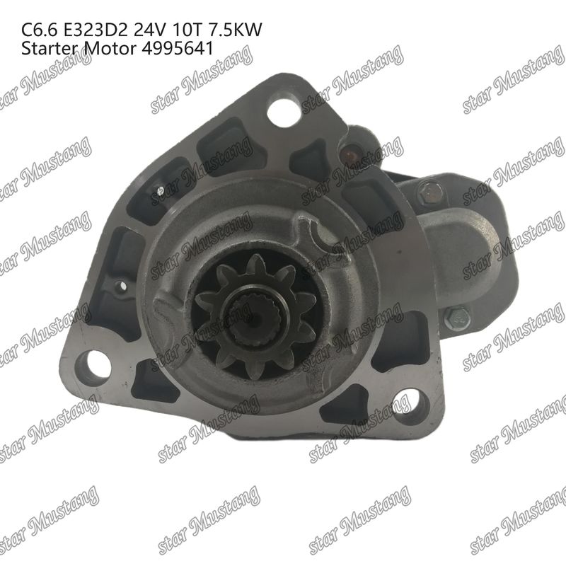 Μηχανή εκκίνησης κινητήρα C6.6 E323D2 24V 10T 7.5KW 4995641 Για ανταλλακτικά κινητήρα Caterpillar