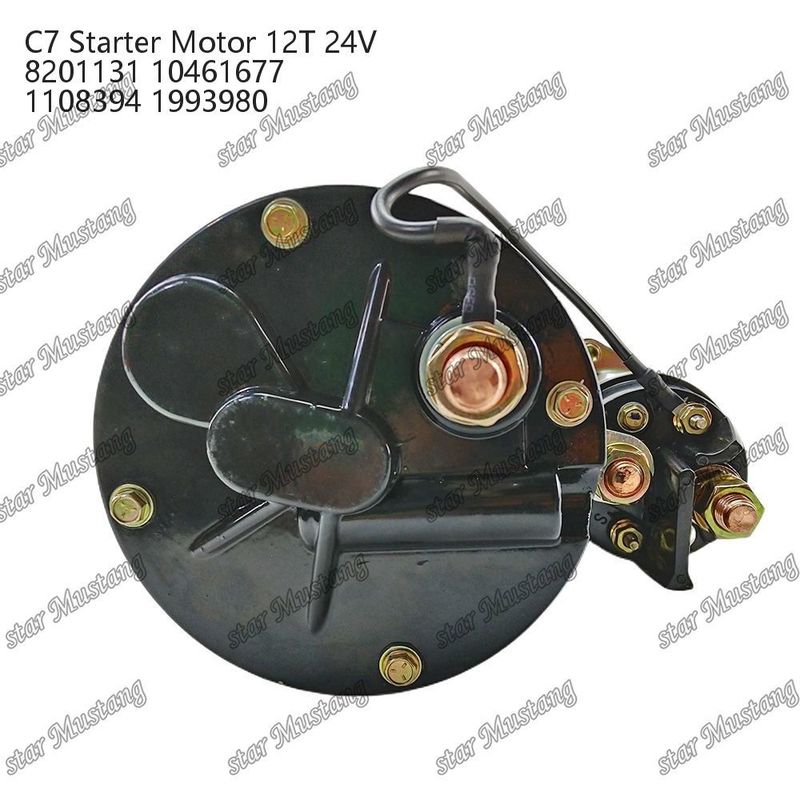 Μηχανή εκκίνησης κινητήρα C7 12T 24V 8201131 10461677 1108394 1993980 Για ανταλλακτικά κινητήρα Caterpillar