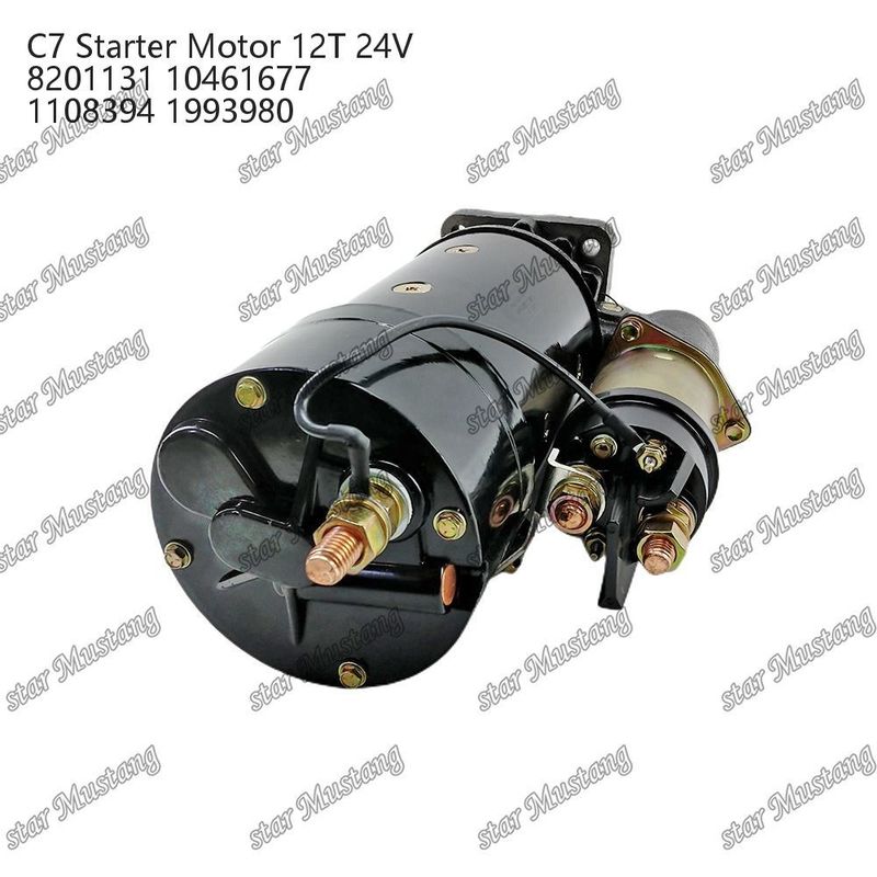 Μηχανή εκκίνησης κινητήρα C7 12T 24V 8201131 10461677 1108394 1993980 Για ανταλλακτικά κινητήρα Caterpillar