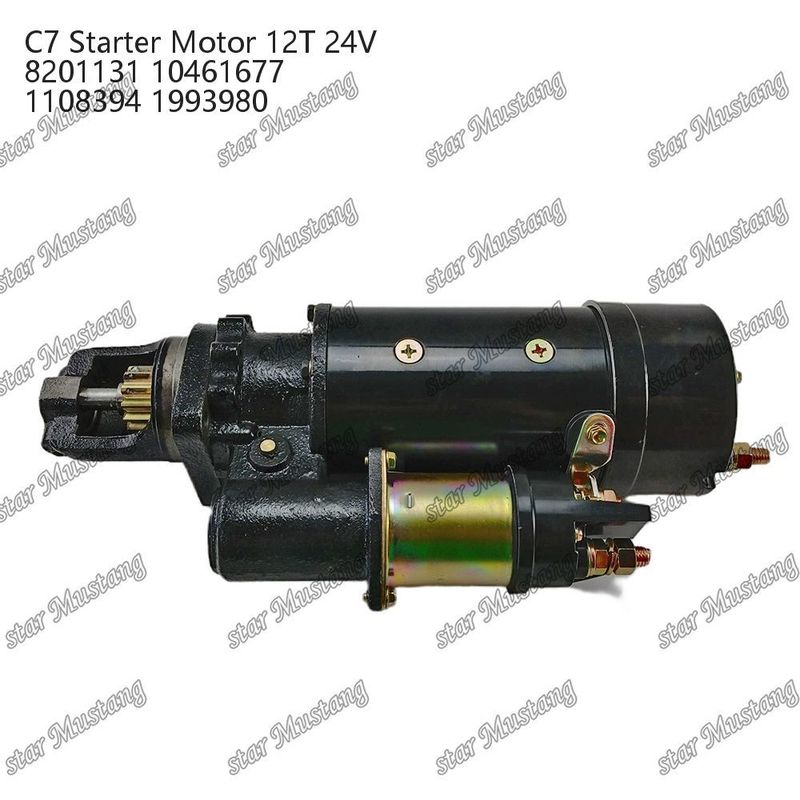 Μηχανή εκκίνησης κινητήρα C7 12T 24V 8201131 10461677 1108394 1993980 Για ανταλλακτικά κινητήρα Caterpillar