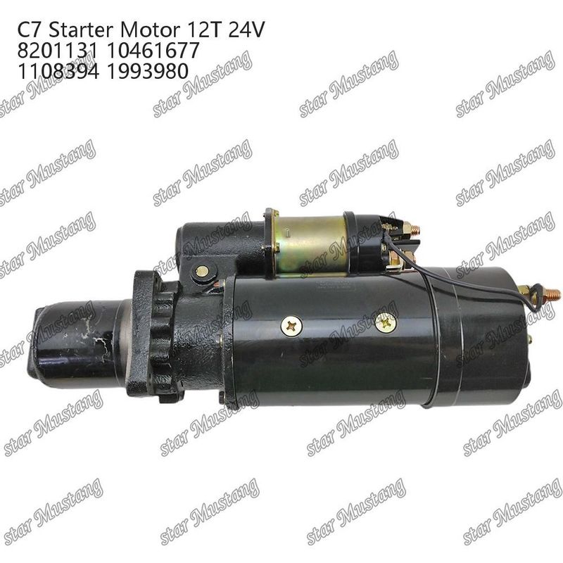 Μηχανή εκκίνησης κινητήρα C7 12T 24V 8201131 10461677 1108394 1993980 Για ανταλλακτικά κινητήρα Caterpillar