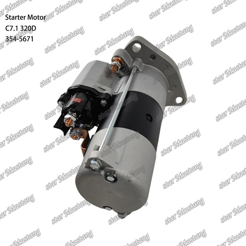 Μηχανή εκκίνησης κινητήρα C7.1 320D 24V 10T 7.5KW 354-5671 Για ανταλλακτικά κινητήρα Caterpillar