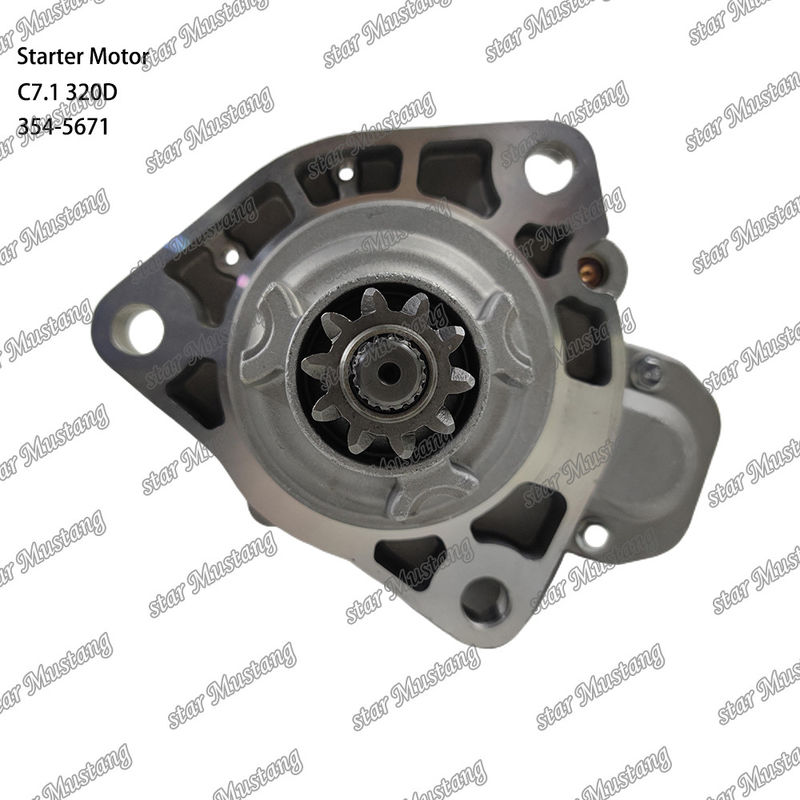 Μηχανή εκκίνησης κινητήρα C7.1 320D 24V 10T 7.5KW 354-5671 Για ανταλλακτικά κινητήρα Caterpillar