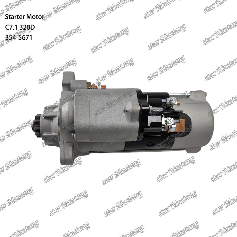 Μηχανή εκκίνησης κινητήρα C7.1 320D 24V 10T 7.5KW 354-5671 Για ανταλλακτικά κινητήρα Caterpillar