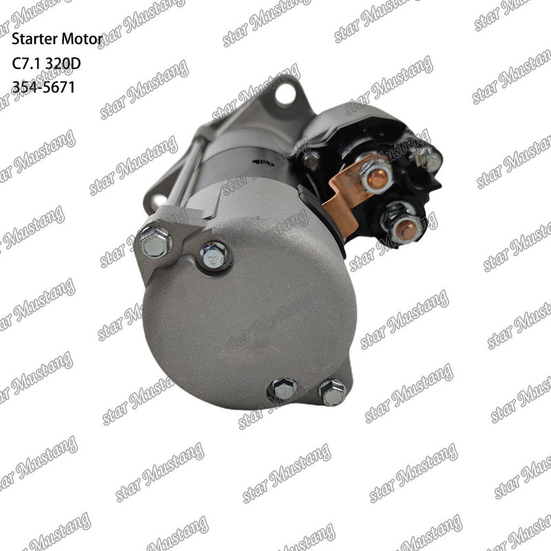 Μηχανή εκκίνησης κινητήρα C7.1 320D 24V 10T 7.5KW 354-5671 Για ανταλλακτικά κινητήρα Caterpillar