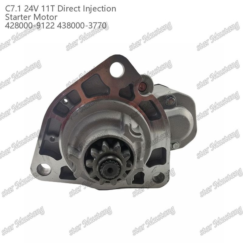 Μηχανή εκκίνησης κινητήρα C7.1 DI τύπου 24V 11T 428000-9122 438000-3770 για ανταλλακτικά κινητήρα Caterpillar