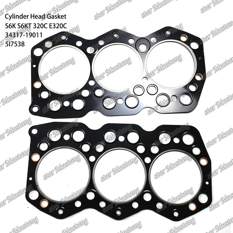 Σφραγίδα κεφαλής κυλίνδρου S6K S6KT 320C E320C 34317-19011 5I7538 Για ανταλλακτικά κινητήρα Caterpillar