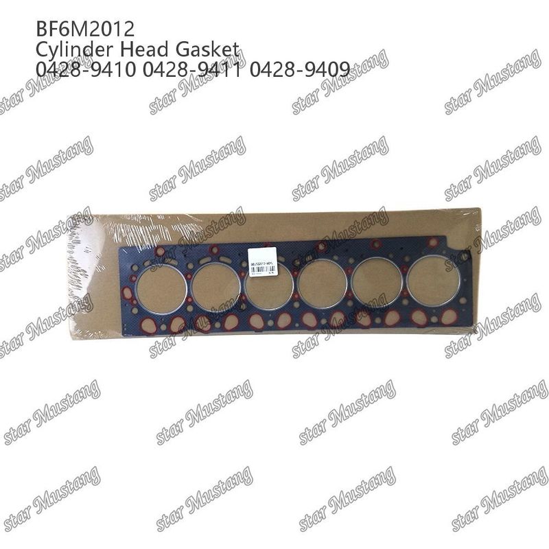 Σφραγίδα κεφαλής κυλίνδρου BF6M2012 Ασβέστος 0428-9410 0428-9411 0428-9409 Για ανταλλακτικά κινητήρων Deutz