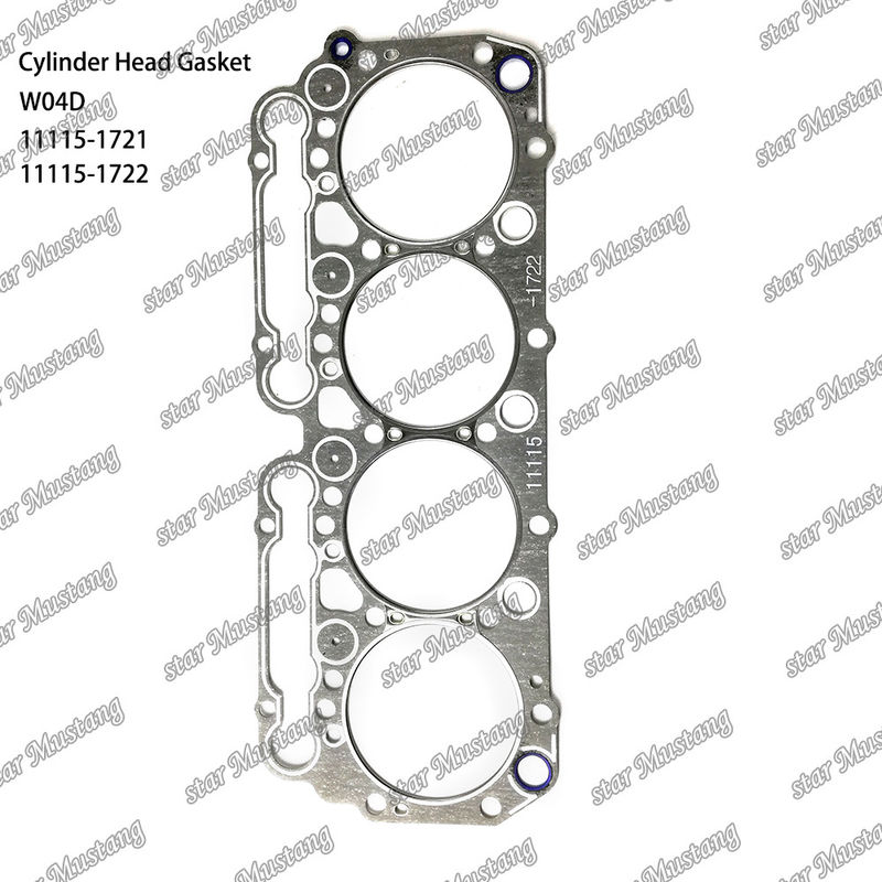 Σφραγίδα κεφαλής κυλίνδρου W04D 11115-1721 11115-1722 Για ανταλλακτικά κινητήρα HINO
