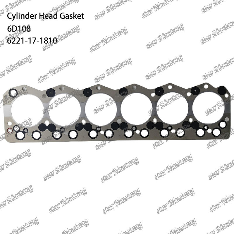 Συμπλήρωμα κυλίνδρου 6D108 6221-17-1810 6221-11-1811 Για ανταλλακτικά κινητήρα KUMATSU