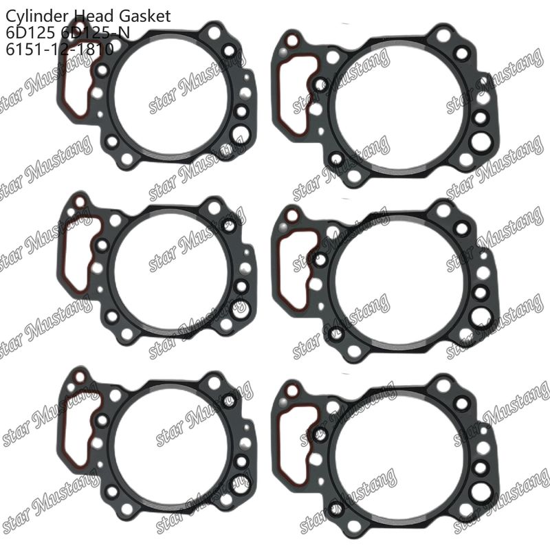 Συσκευή φιαλίδων 6D125 6D125-N 6151-12-1810 Για ανταλλακτικά κινητήρα KUMATSU