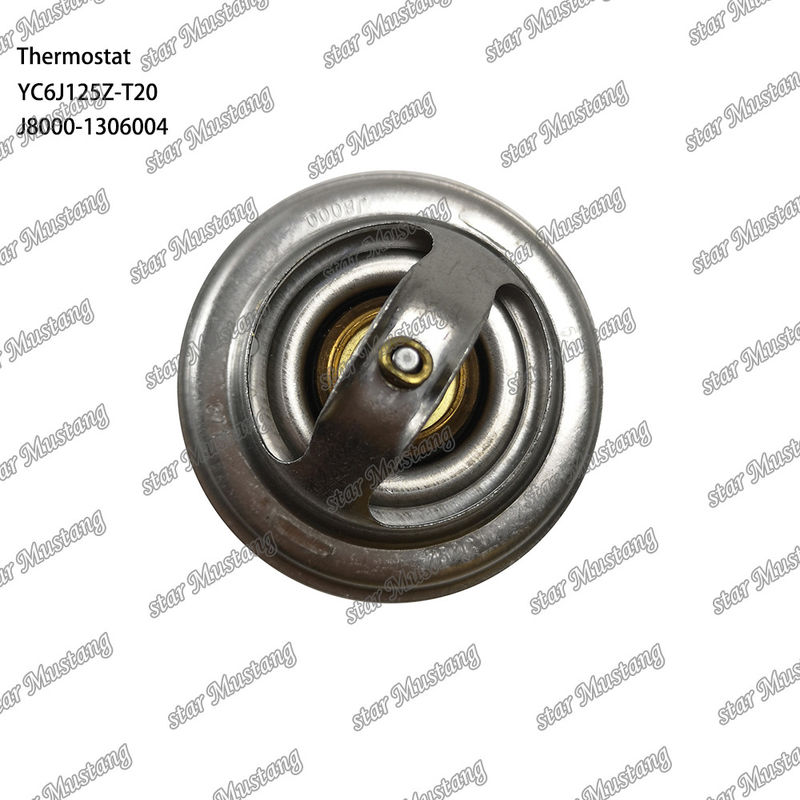 Θερμοστάτης YC6J125Z-T20 J8000-1306004 75°C Μέρος κινητήρα με ολοκληρωμένη δομή και 6 μήνες