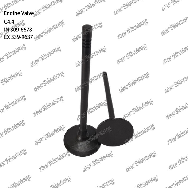 Αρχική βαλβίδα κινητήρα ντίζελ C4.4 IN 309-6678 EX 339-9637 για μέρη Caterpillar
