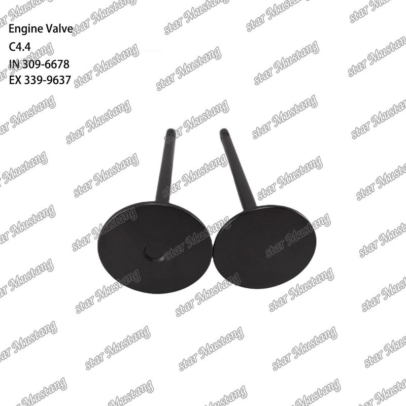 Αρχική βαλβίδα κινητήρα ντίζελ C4.4 IN 309-6678 EX 339-9637 για μέρη Caterpillar