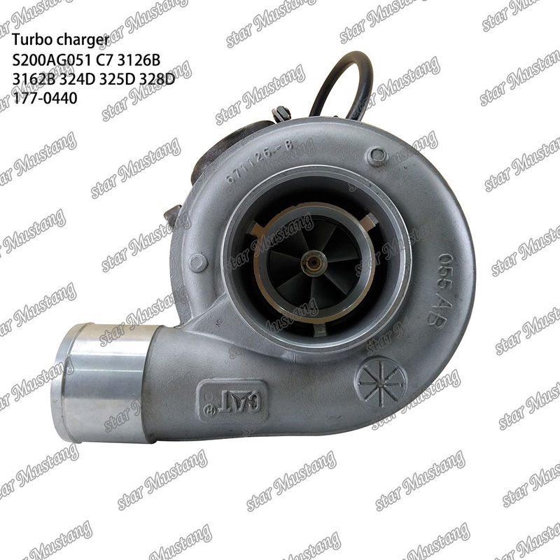 Τουρμποσυμπιεστή S200AG051 C7 3126B 3162B 324D 325D 328D 177-0440 Μέρος κινητήρα με ολοκληρωμένη δομή και 6 μήνες