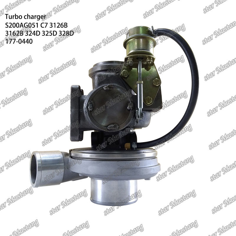 Τουρμποσυμπιεστή S200AG051 C7 3126B 3162B 324D 325D 328D 177-0440 Μέρος κινητήρα με ολοκληρωμένη δομή και 6 μήνες
