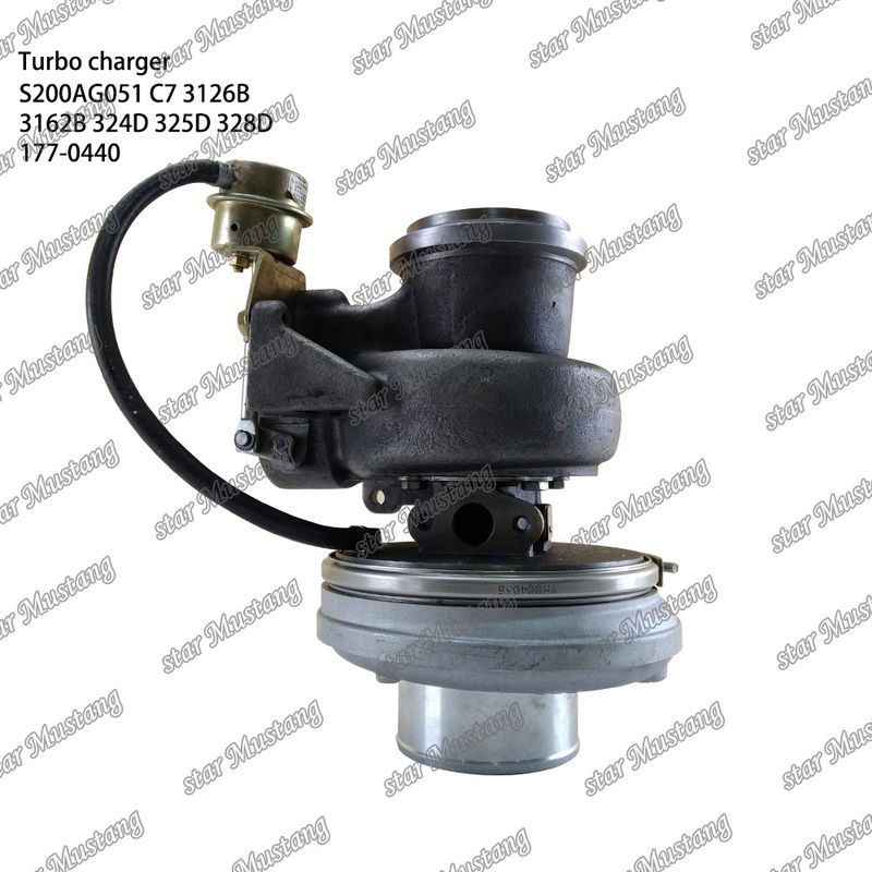 Τουρμποσυμπιεστή S200AG051 C7 3126B 3162B 324D 325D 328D 177-0440 Μέρος κινητήρα με ολοκληρωμένη δομή και 6 μήνες