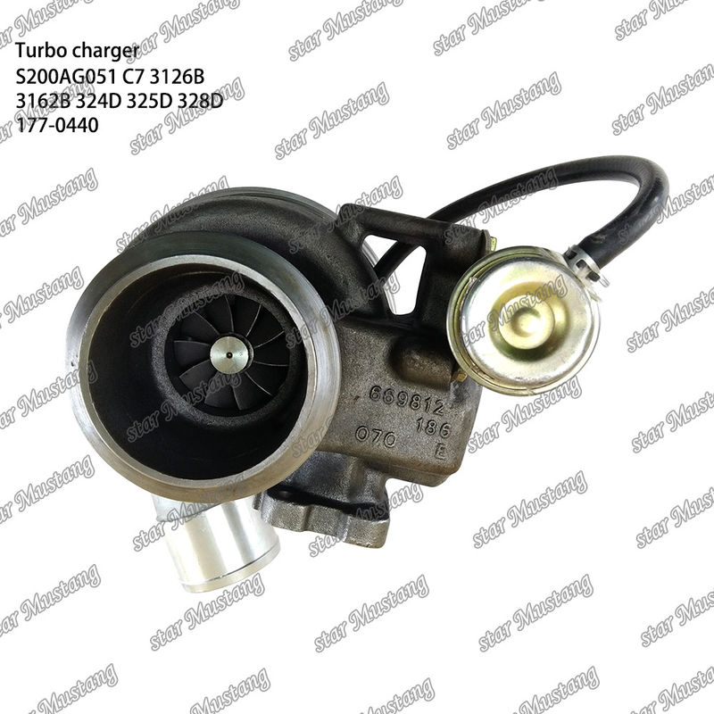 Τουρμποσυμπιεστή S200AG051 C7 3126B 3162B 324D 325D 328D 177-0440 Μέρος κινητήρα με ολοκληρωμένη δομή και 6 μήνες