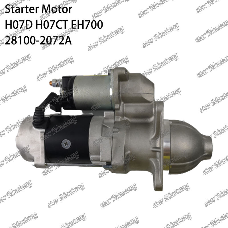 H07D H07CT EH700 EX220-5 Μηχανικός κινητήρας εκκίνησης 24V 11T 5.5KW 28100-2072A 28100-1443A 28100-2271 Για ανταλλακτικά κινητήρα HINO