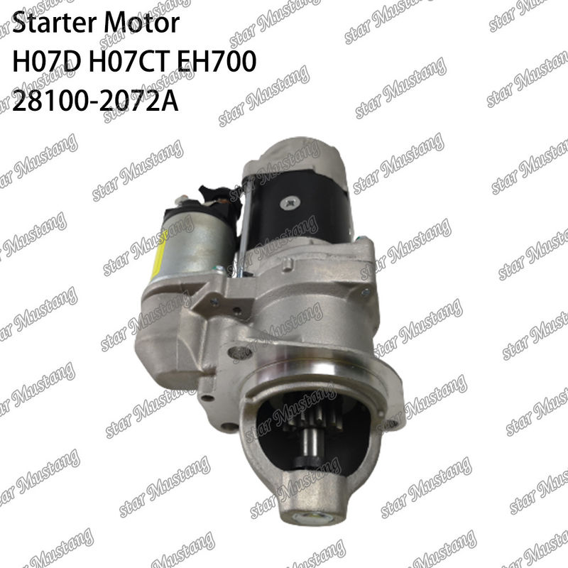H07D H07CT EH700 EX220-5 Μηχανικός κινητήρας εκκίνησης 24V 11T 5.5KW 28100-2072A 28100-1443A 28100-2271 Για ανταλλακτικά κινητήρα HINO