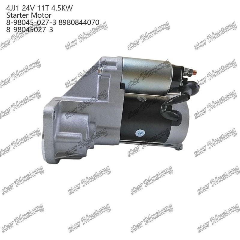 4JJ1 κινητήρας κινητήρα εκκίνησης 24V 11T 4.5KW 8-98045-027-3 8980844070 8-98045027-3 Για ανταλλακτικά κινητήρα ISUZU