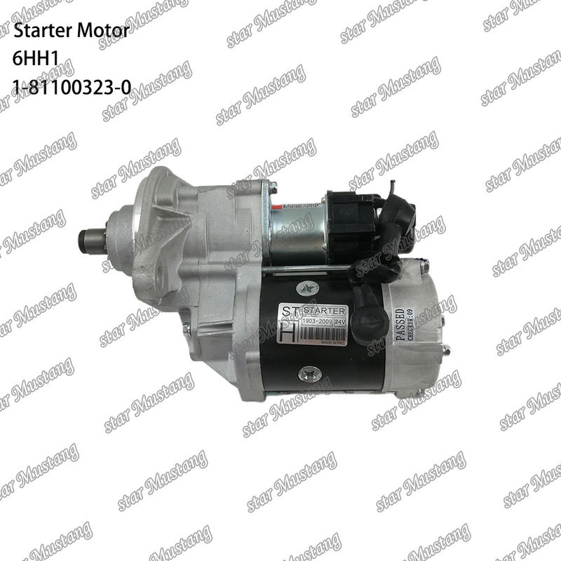 Κατάσταση 6HH1 Μηχανής κινητήρα 11T 24V 5.0KW 1-81100323-0 1-81100307-0 Για ανταλλακτικά κινητήρα ISUZU