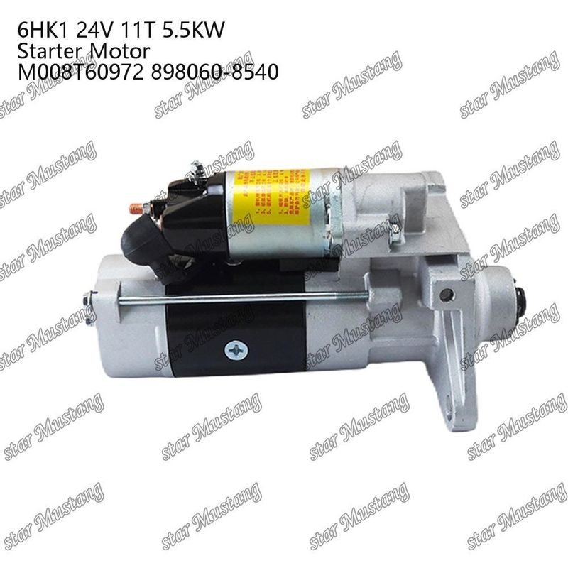 6HK1 κινητήρας κινητήρα 24V 11T 5.5KW M008T60972 898060-8540 Για ανταλλακτικά κινητήρα ISUZU
