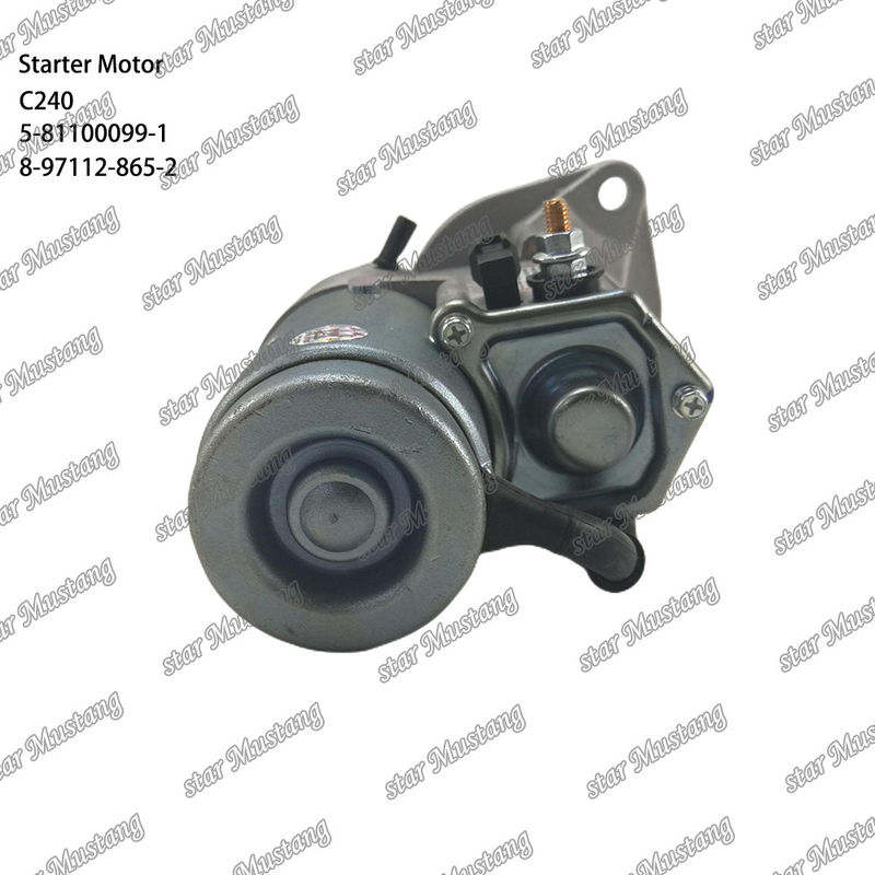 C240 κινητήρας κινητήρα 9T 12V 5-81100099-1 8-97112-865-2 Για ανταλλακτικά κινητήρα ISUZU