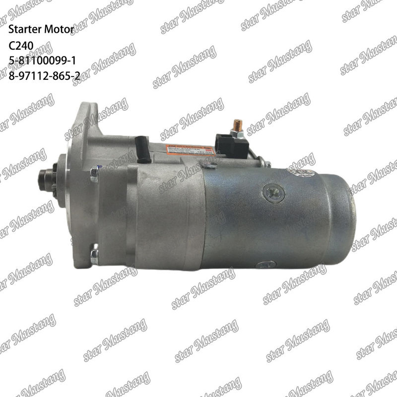 C240 κινητήρας κινητήρα 9T 12V 5-81100099-1 8-97112-865-2 Για ανταλλακτικά κινητήρα ISUZU