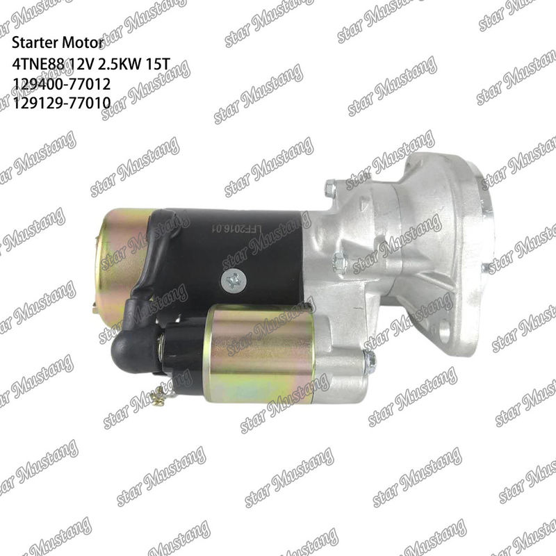 4TNE88 κινητήρας κινητήρας εκκίνησης 12V 2.5KW 15T 129400-77012 129129-77010 Για ανταλλακτικά κινητήρα YANMAR