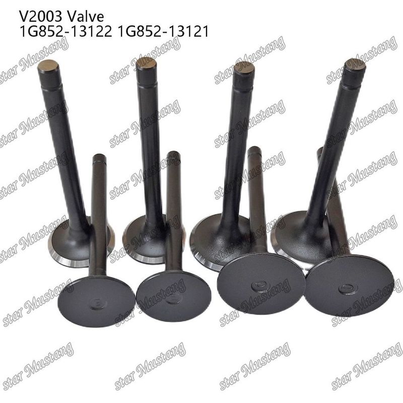 Μέρος κινητήρα ντίζελ Original Stock Integral Structure Valve V2003 1G852-13122 1G852-13121 Με ηλεκτρονική υποστήριξη μετά