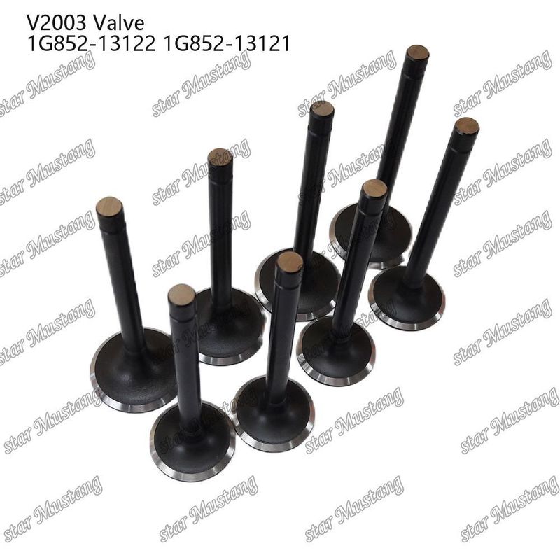 Μέρος κινητήρα ντίζελ Original Stock Integral Structure Valve V2003 1G852-13122 1G852-13121 Με ηλεκτρονική υποστήριξη μετά