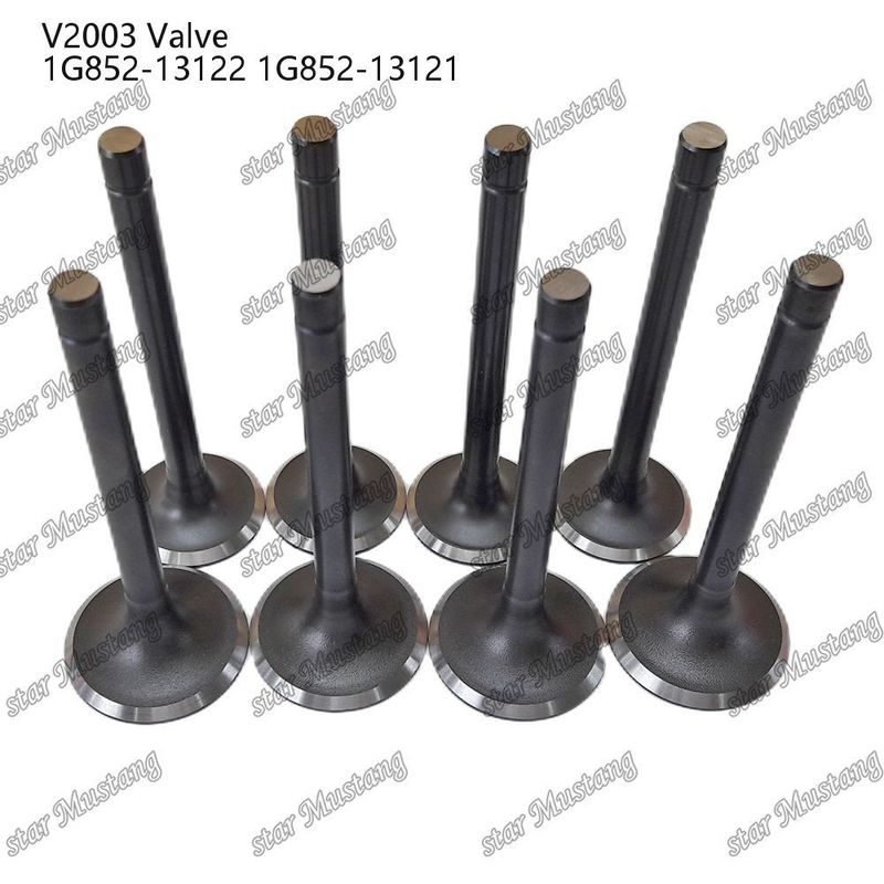 Μέρος κινητήρα ντίζελ Original Stock Integral Structure Valve V2003 1G852-13122 1G852-13121 Με ηλεκτρονική υποστήριξη μετά