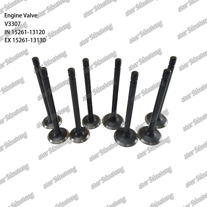 Ενιαία δομή V3307 Βαλβίδα κινητήρα ντίζελ 15261-13120 15261-13130 Αρχικό απόθεμα
