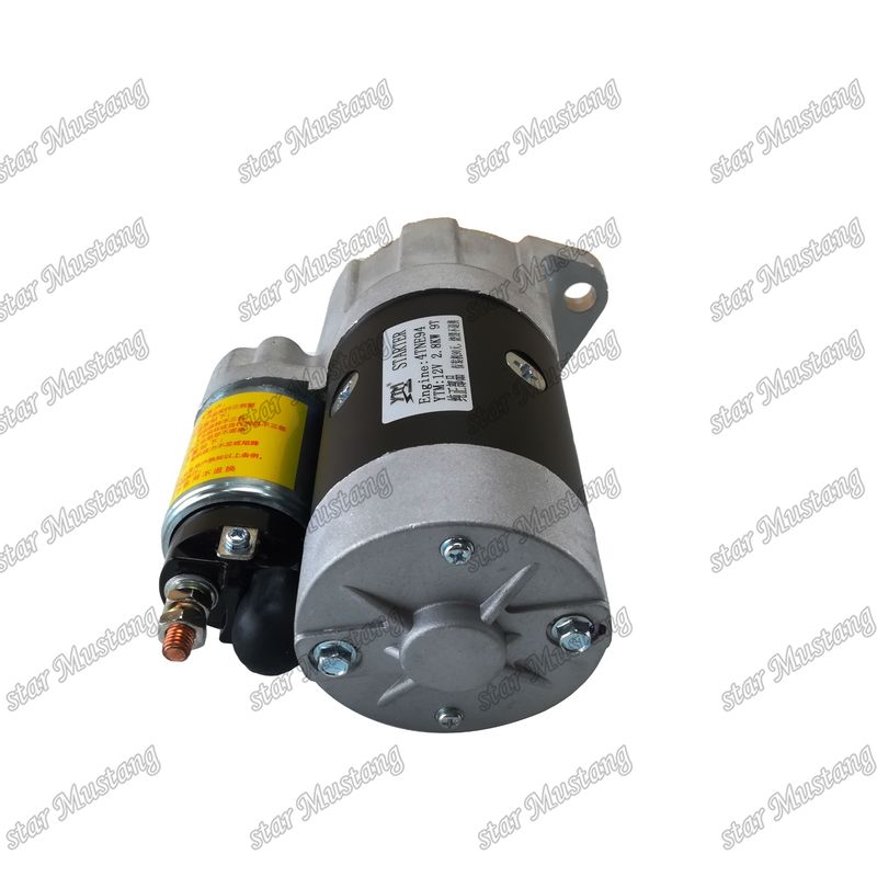 4TNE94 Μηχανικός κινητήρας εκκίνησης 12V 2.8KW 9T Για ανταλλακτικά κινητήρα YANMAR