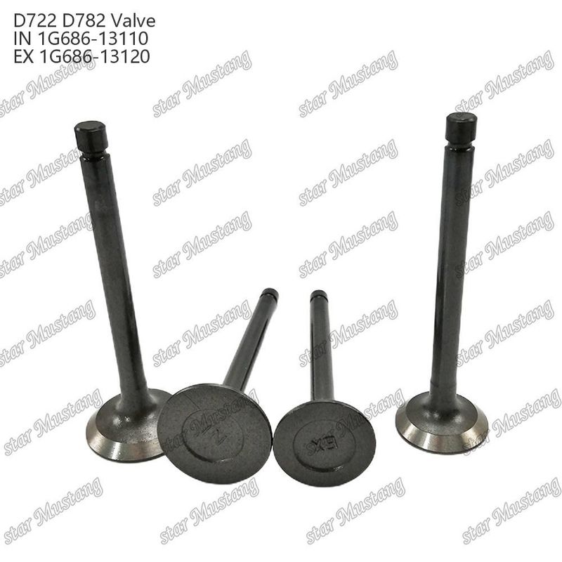 Συνολική δομή βαλβίδας ZB400 ZB500 Z400 Z430 Z482 D722 D782 IN 14601-13110 EX 14601-13120 Diesel Engine Μέρος αρχικό απόθεμα με online υποστήριξη Μετά