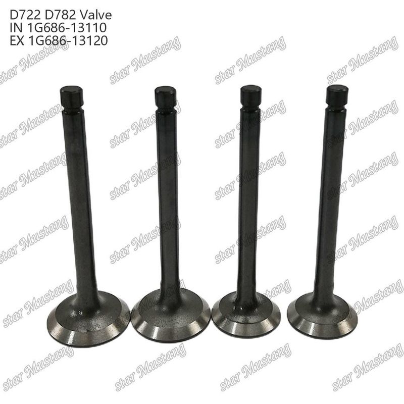 Συνολική δομή βαλβίδας ZB400 ZB500 Z400 Z430 Z482 D722 D782 IN 14601-13110 EX 14601-13120 Diesel Engine Μέρος αρχικό απόθεμα με online υποστήριξη Μετά