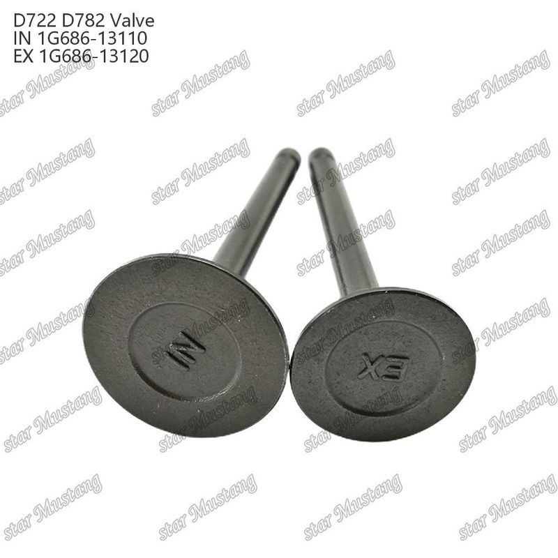 Συνολική δομή βαλβίδας ZB400 ZB500 Z400 Z430 Z482 D722 D782 IN 14601-13110 EX 14601-13120 Diesel Engine Μέρος αρχικό απόθεμα με online υποστήριξη Μετά